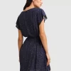 Belle & Bloom I'M The Star Wrap Dress - Navy Cheap