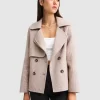 Belle & Bloom I'M Yours Wool Blend Peacoat - Beige Sale