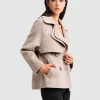 Belle & Bloom I'M Yours Wool Blend Peacoat - Beige Sale