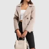 Belle & Bloom I'M Yours Wool Blend Peacoat - Beige Best Sale