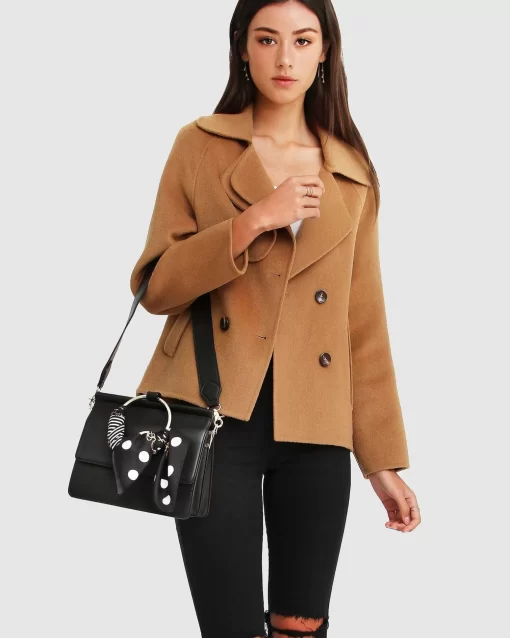 Belle & Bloom I'M Yours Wool Blend Peacoat - Camel Store