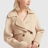 Belle & Bloom I'M Yours Wool Blend Peacoat - Pale Oat Store