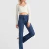 Belle & Bloom Impossible Highs Bootleg Jean - Dark Wash Cheap