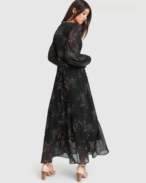 Belle & Bloom In Your Dreams Maxi Dress - Black Cheap