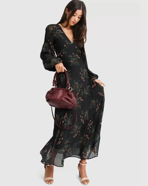 Belle & Bloom In Your Dreams Maxi Dress - Black Cheap