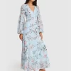 Belle & Bloom In Your Dreams Maxi Dress - Light Blue Best Sale