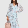 Belle & Bloom In Your Dreams Maxi Dress - Light Blue Best Sale