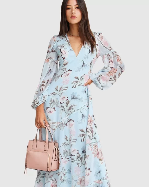 Belle & Bloom In Your Dreams Maxi Dress - Light Blue Best Sale