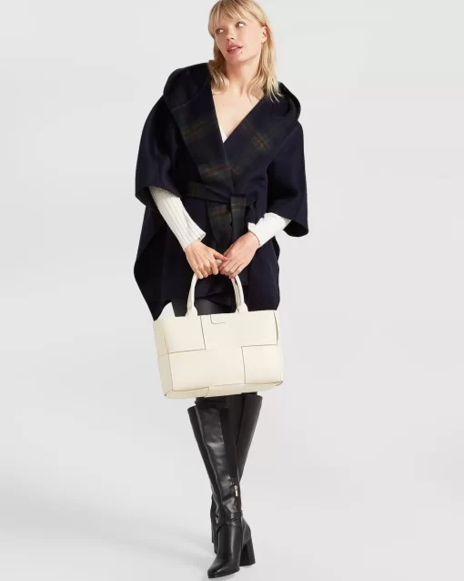 Belle & Bloom Jackson Landing Wool Blend Cape Coat - French Navy Best