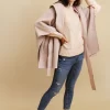 Belle & Bloom Jackson Landing Wool Blend Cape Coat - Sand Sale