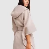 Belle & Bloom Jackson Landing Wool Blend Cape Coat - Sand Cheap