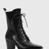 Belle & Bloom Jumping Ship Laced Boot - Black Hot