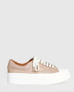 Belle & Bloom Just A Dream Croc Leather Sneaker - Blush Best