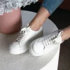 Belle & Bloom Just A Dream Croc Leather Sneaker - White Best