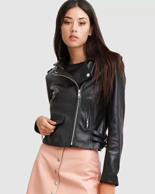 Belle & Bloom Just Friends Leather Jacket - Black Cheap