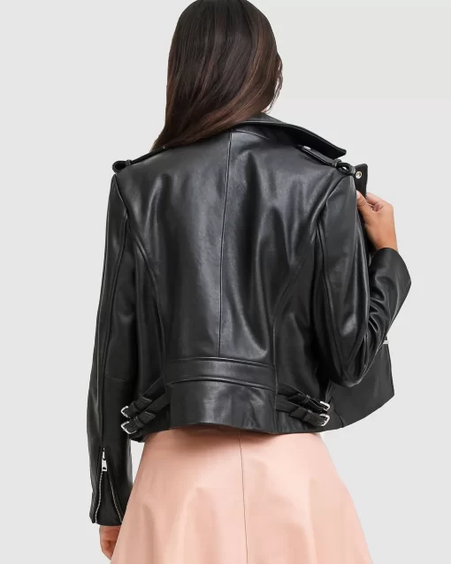 Belle & Bloom Just Friends Leather Jacket - Black Cheap