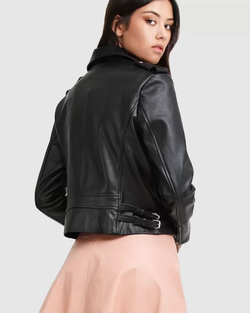 Belle & Bloom Just Friends Leather Jacket - Black Cheap