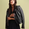 Belle & Bloom Just Friends Leather Jacket - Black Cheap