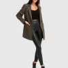 Belle & Bloom Kensington Oversized Coat - Brown Fashion