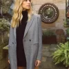 Belle & Bloom Kensington Oversized Coat - Grey Hot