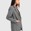 Belle & Bloom Kensington Oversized Coat - Grey Hot