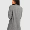 Belle & Bloom Kensington Oversized Coat - Grey Hot