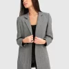 Belle & Bloom Kensington Oversized Coat - Grey Hot