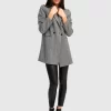 Belle & Bloom Kensington Oversized Coat - Grey Hot