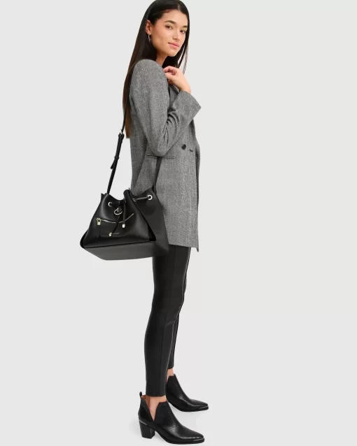 Belle & Bloom Kensington Oversized Coat - Grey Hot