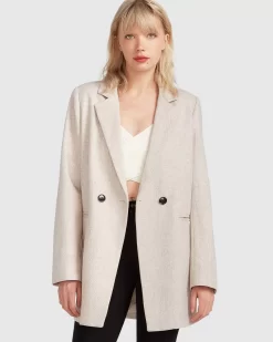 Belle & Bloom Kensington Oversized Coat - Natural Best