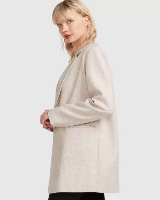 Belle & Bloom Kensington Oversized Coat - Natural Best