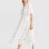 Belle & Bloom La Femme Tiered Maxi Dress - White Shop