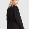 Belle & Bloom Let Me Go Collarless Coat - Black Cheap