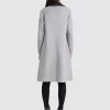 Belle & Bloom Lexington Two-Tone Wool Blend Coat - Grey Hot