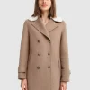 Belle & Bloom Liberty Sherpa Collar Wool Blend Coat - Oat Shop