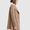 Belle & Bloom Liberty Sherpa Collar Wool Blend Coat - Oat Shop