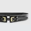 Belle & Bloom London Fog Leather Waist Belt - Black Best Sale