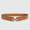 Belle & Bloom London Fog Leather Waist Belt - Brown Best