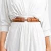 Belle & Bloom London Fog Leather Waist Belt - Brown Best