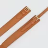 Belle & Bloom London Fog Leather Waist Belt - Brown Best