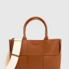 Belle & Bloom Long Way Home Woven Tote - Camel Sale