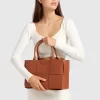 Belle & Bloom Long Way Home Woven Tote - Camel Sale