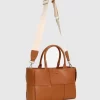 Belle & Bloom Long Way Home Woven Tote - Camel Sale