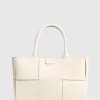 Belle & Bloom Long Way Home Woven Tote - Cream Best Sale