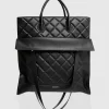 Belle & Bloom Lost Lovers Quilted Leather Tote - Black Best