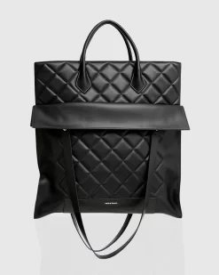 Belle & Bloom Lost Lovers Quilted Leather Tote - Black Best