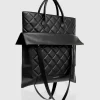 Belle & Bloom Lost Lovers Quilted Leather Tote - Black Best