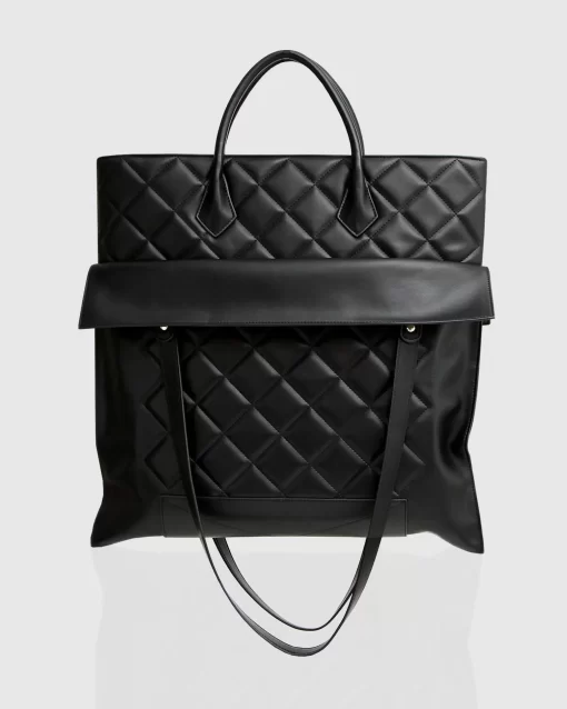 Belle & Bloom Lost Lovers Quilted Leather Tote - Black Best