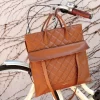 Belle & Bloom Lost Lovers Quilted Leather Tote - Camel Clearance