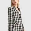 Belle & Bloom Love & Mercy Checked Blazer - Black Check Cheap